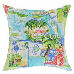 Paradise Tropics Cushion - 45x45cm