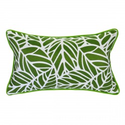 Tulum Palm Outdoor Cushion with Piping - 30x50cm
