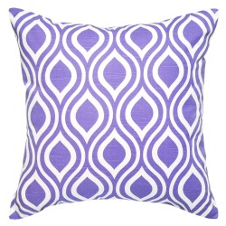 Nicole Slub Thistle Purple Cushion - 45x45cm